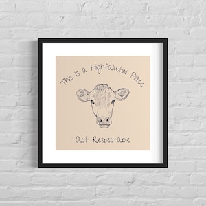 Highfalutin Place | Farmhouse Decor | Southern Wall Decor | Home Decor Gift | Farmhouse Signs | Entryway Decor | Farmhouse Wall Art | Funny