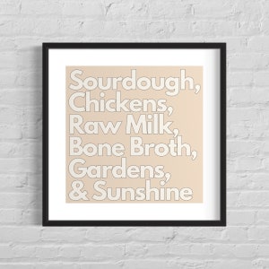 Farmhouse Decor | Farmhouse Wall Decor | Home Decor Gift | Farmhouse Signs | Sourdough | Gifts For The Home |