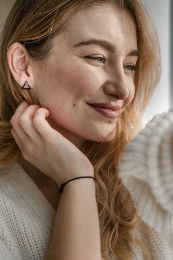 Trill Wooden Earrings Handmade Minimalistic Earrings Nature