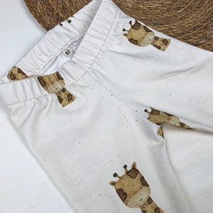 Baby and toddler leggings with a giraffe motif image 9