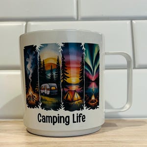 Camping Coffee Mug Gift for Camping Lover Idea or Camper Mug for Nature Lover Gift for Camping Enthusiast Gift Idea for Camping Lover Gift