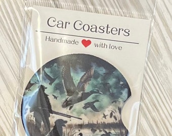 Car coaster for men Gift for hunting lovers Gift for men Hunting Car coaster