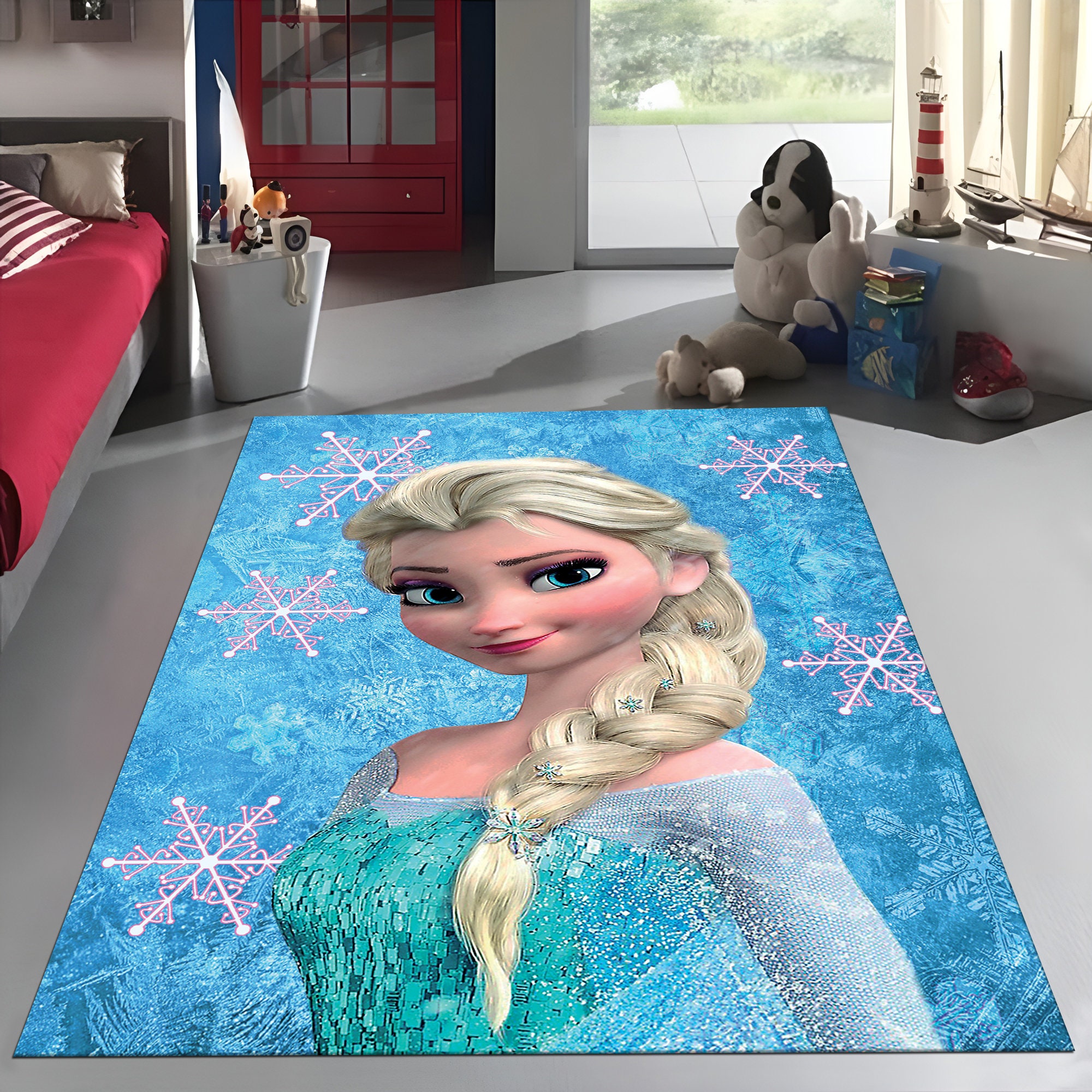 Discover Elsa,Frozen Rug, Elsa Rug,Kids Room Rug,Girl Room Rug,Personalized Rug,Popular Rug,Bestseller, Nursery Rug,Gift For Kids,Non-slip Rug.