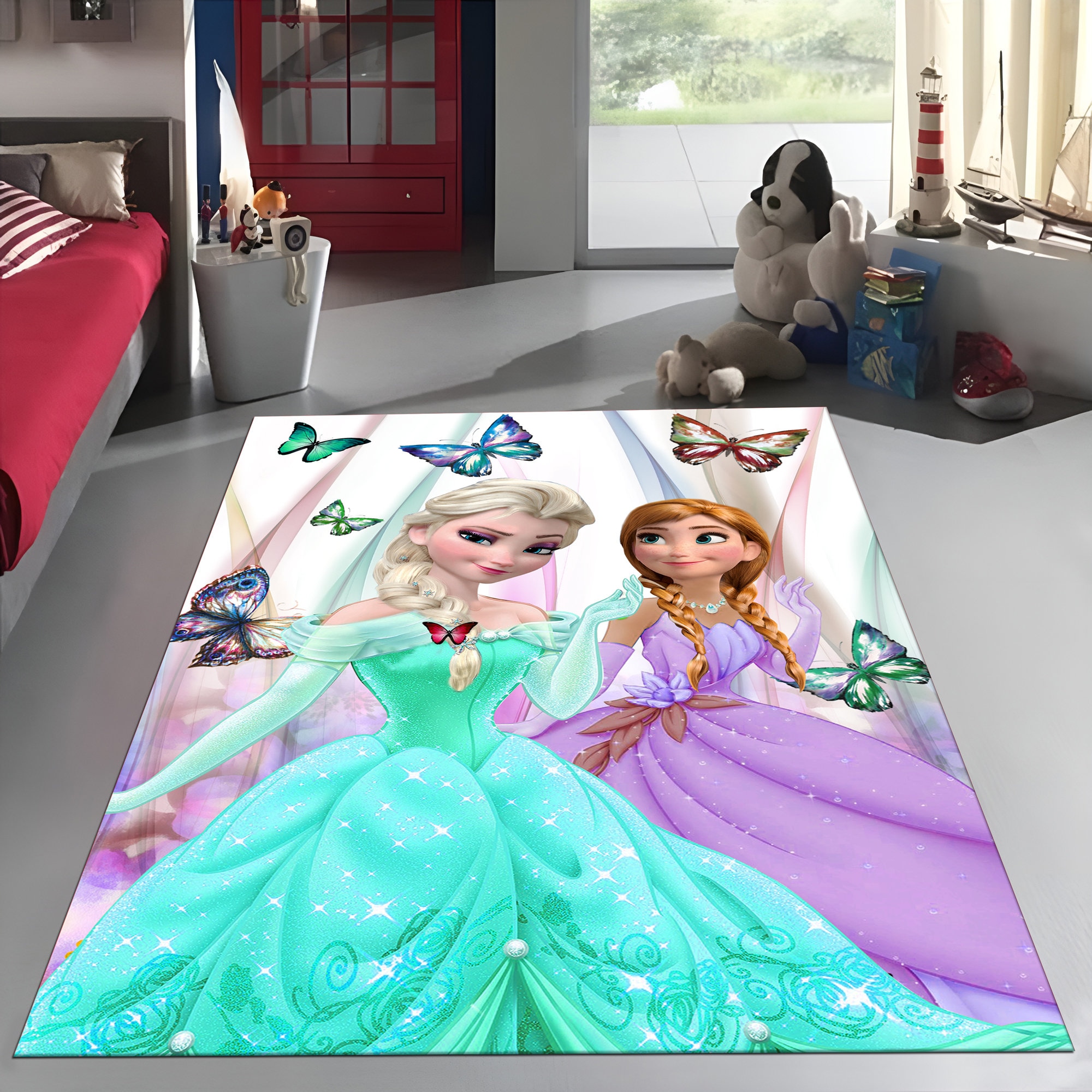 Discover Elsa,Frozen Rug, Elsa Rug,Kids Room Rug,Girl Room Rug,Personalized Rug,Popular Rug,Bestseller, Nursery Rug,Gift For Kids,Non-slip Rug.