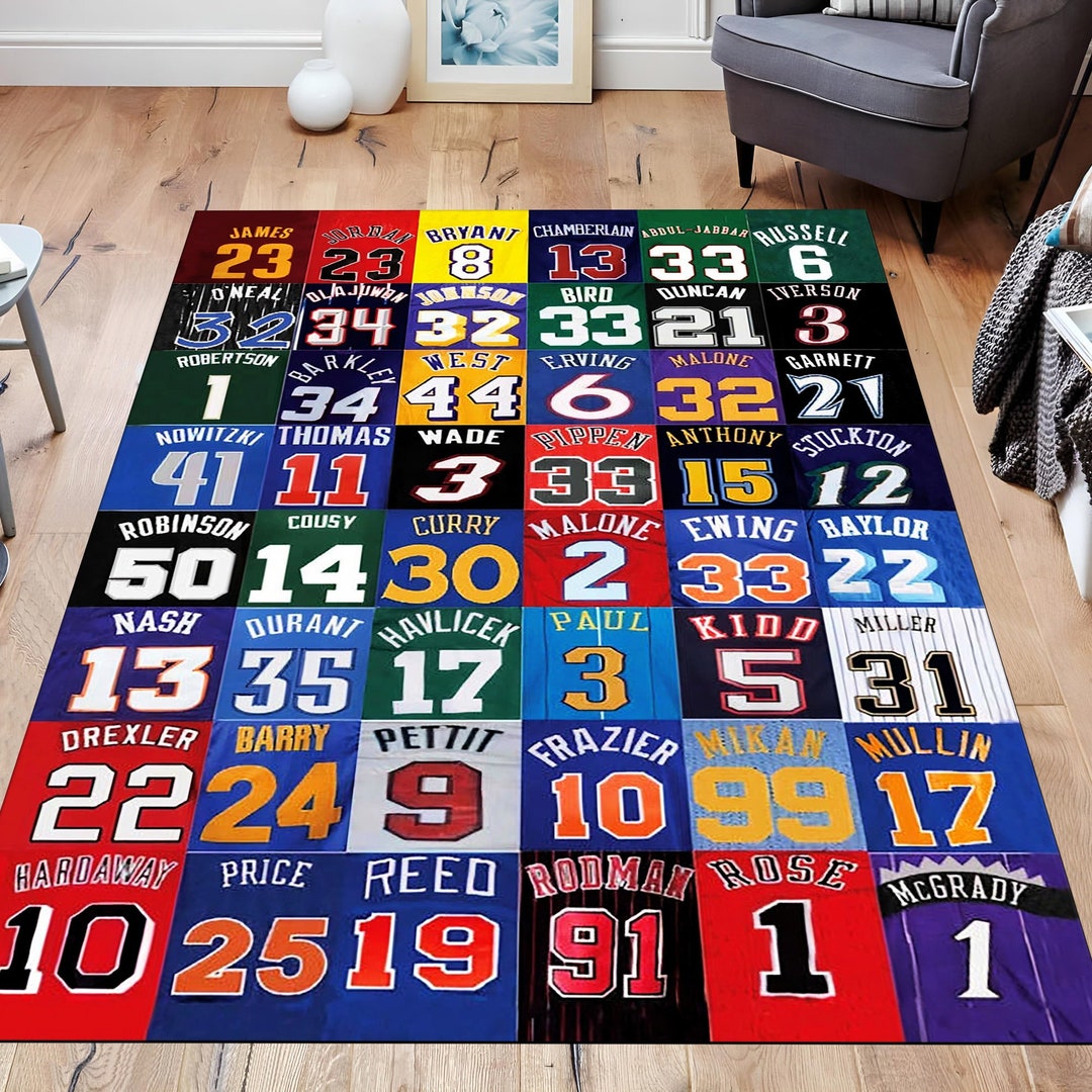 Nba Legends, United States Rug, Basketball Fan Rug,legends Rug, Popular