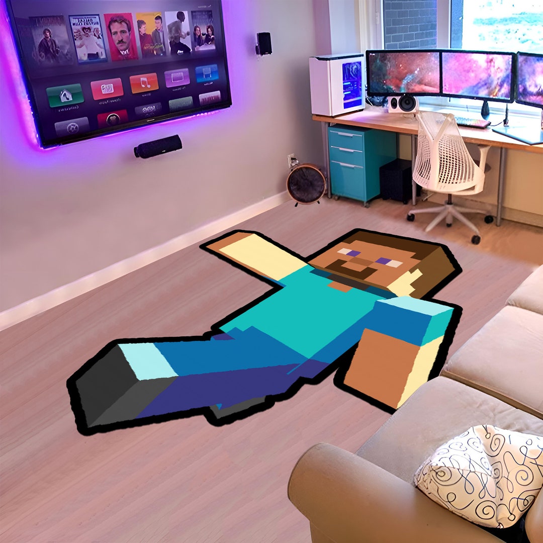 Popular Game Rug,gamer Carpet, Gaming Carpet, Custom Rug, Game Room Rug