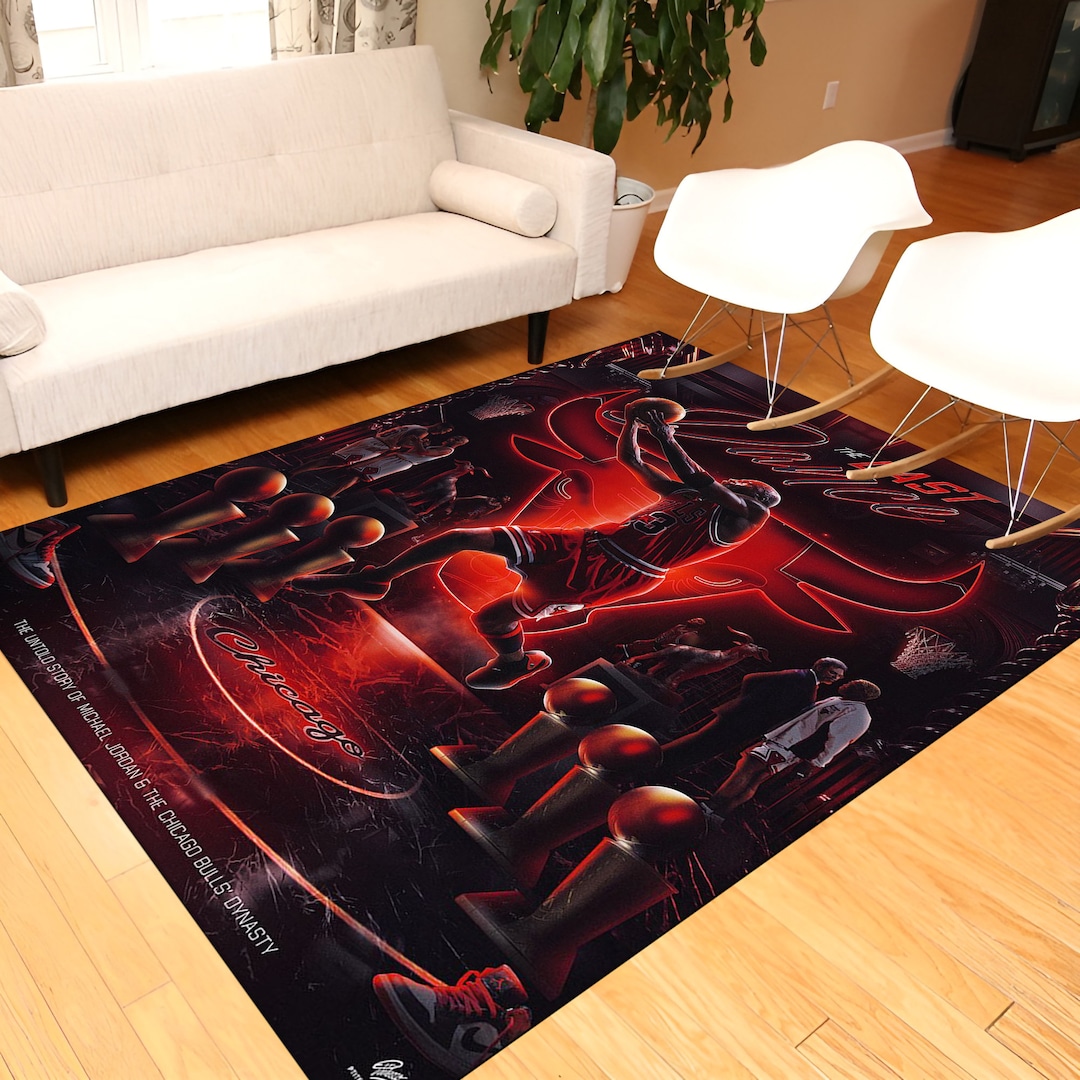 Basketball Rug, Sports Rug, NBA Fan, Modern Rug, Popular Rug, Custom ...