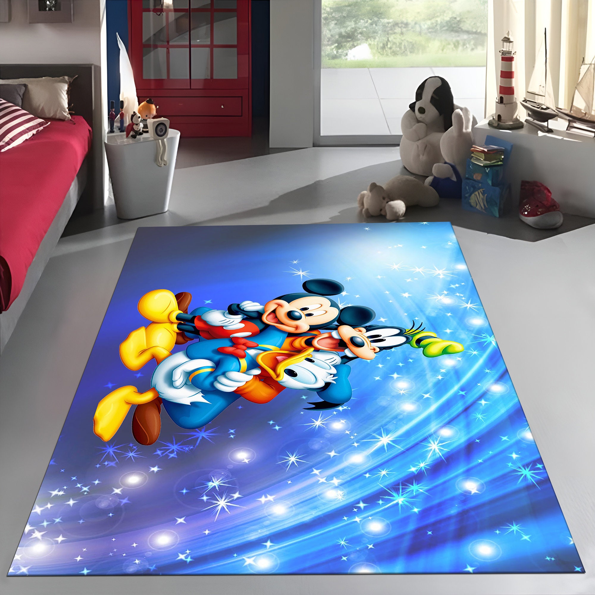 Discover Tappeto Topolino, Tappeto Mouse, Paperino Tappeto