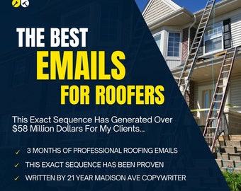 Email Templates for Roofers | The Beat Emails For Roofing Companies | Roofer Emails That Convert | Email Marketing Templates For Roofers