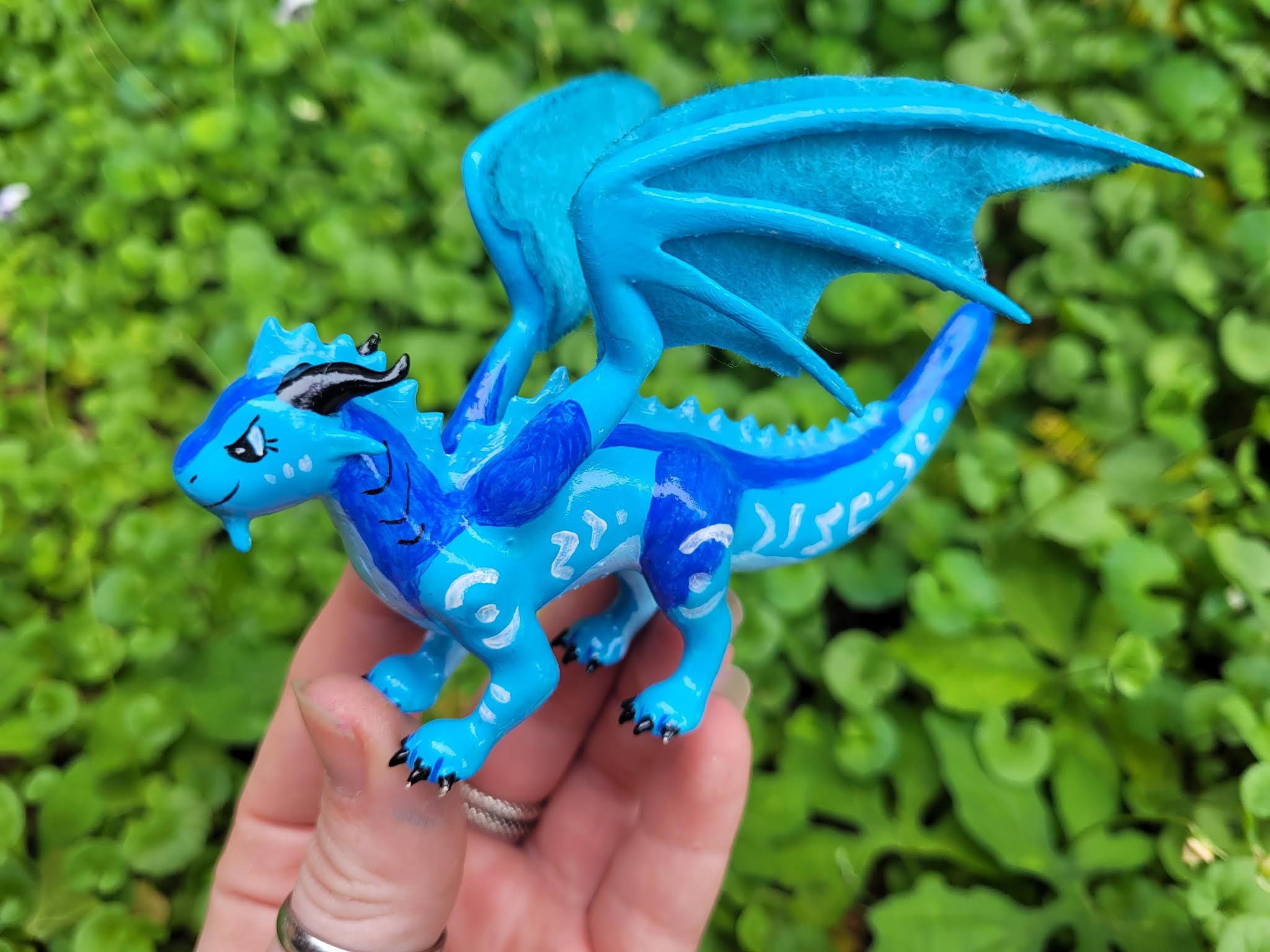 3D Printed Dragon Sculpture Wings of Fire Etsy