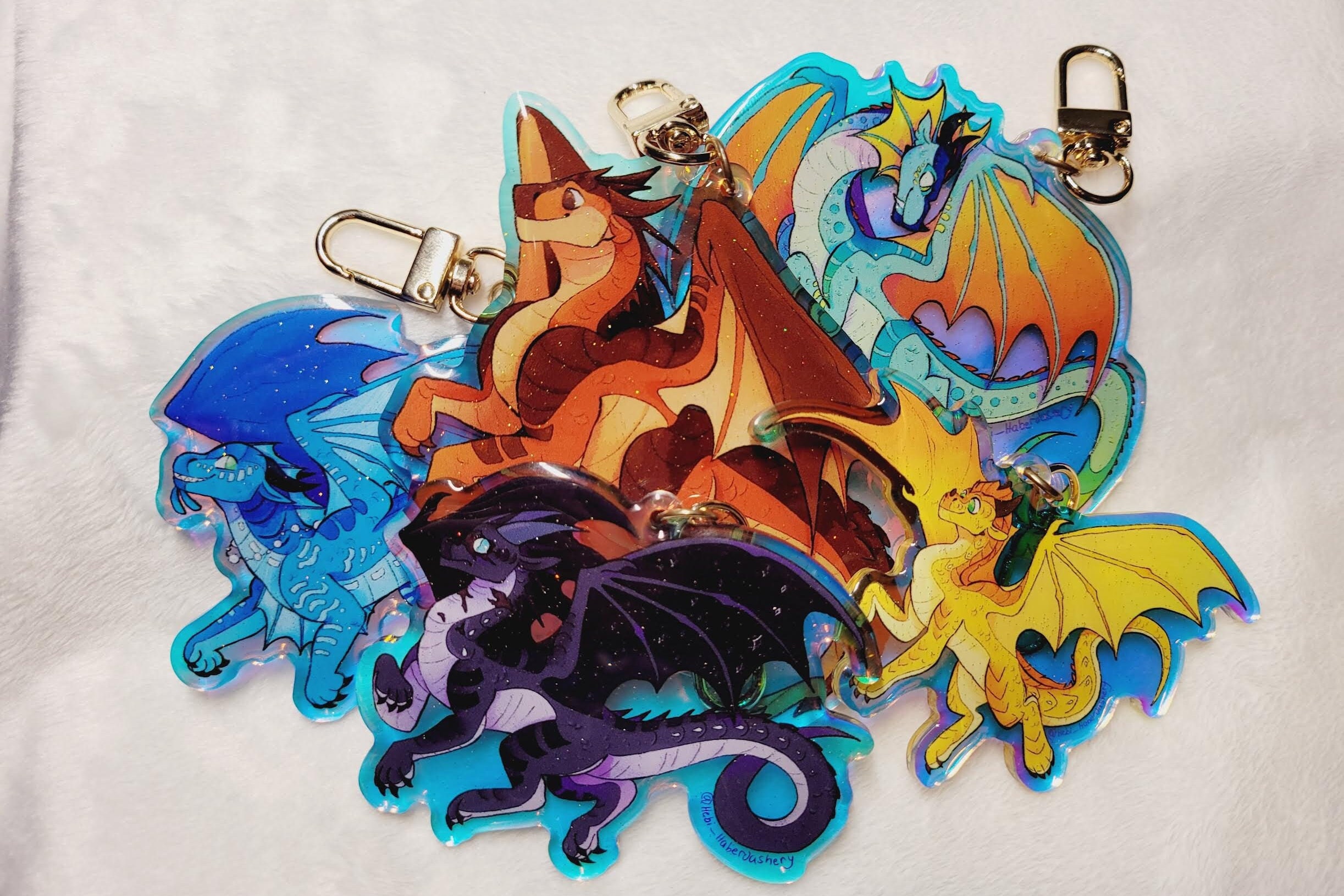 The Lost Continent Wings of Fire WOF Acrylic Charm -  Portugal