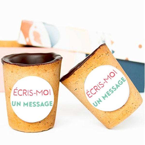 Tasses à croquer personnalisées - Coffrets de 4 ou 8 tasses