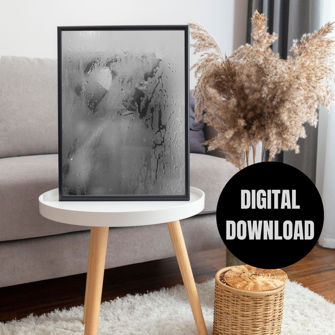 Woman in Shower, B&W, Nude Sexy Wet, Bath Time, Naked, Alone Time