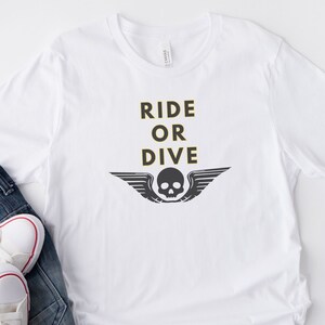 Helldivers 2 Ride or Dive Divers II T-Shirt, Hell 2 Gamer Gift Tee, Malevelon Creek Funny Shirt, Gaming Clothes