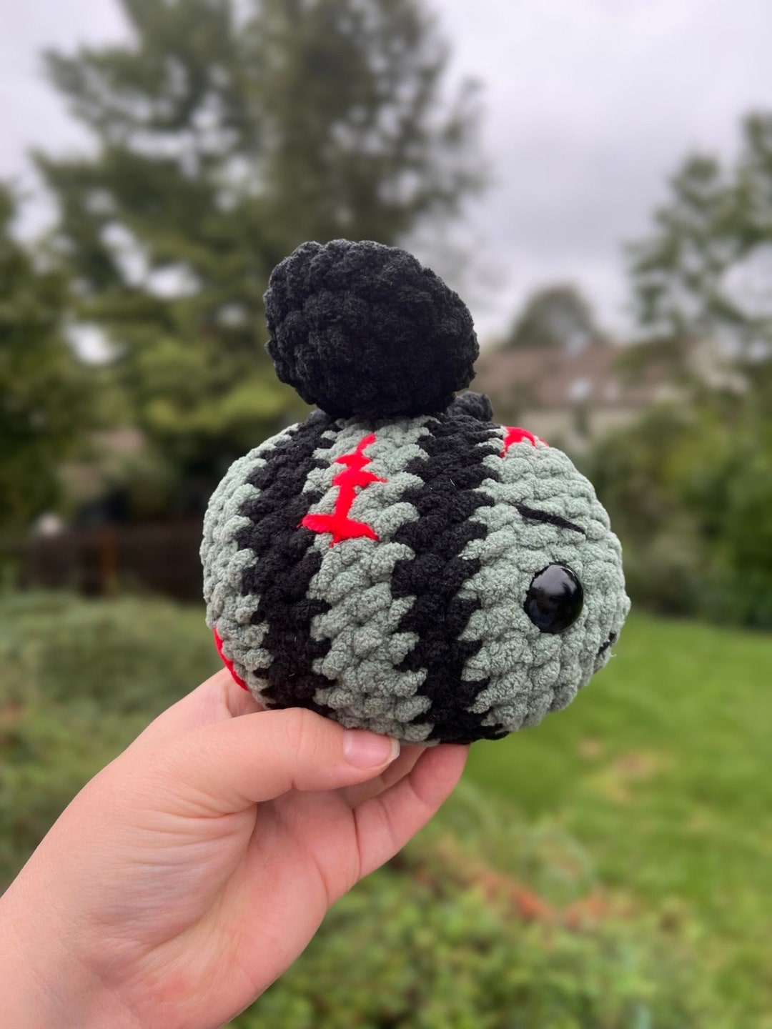 Zombee Plushy Zombie Plushie Halloween Plushies Amigurumi Etsy