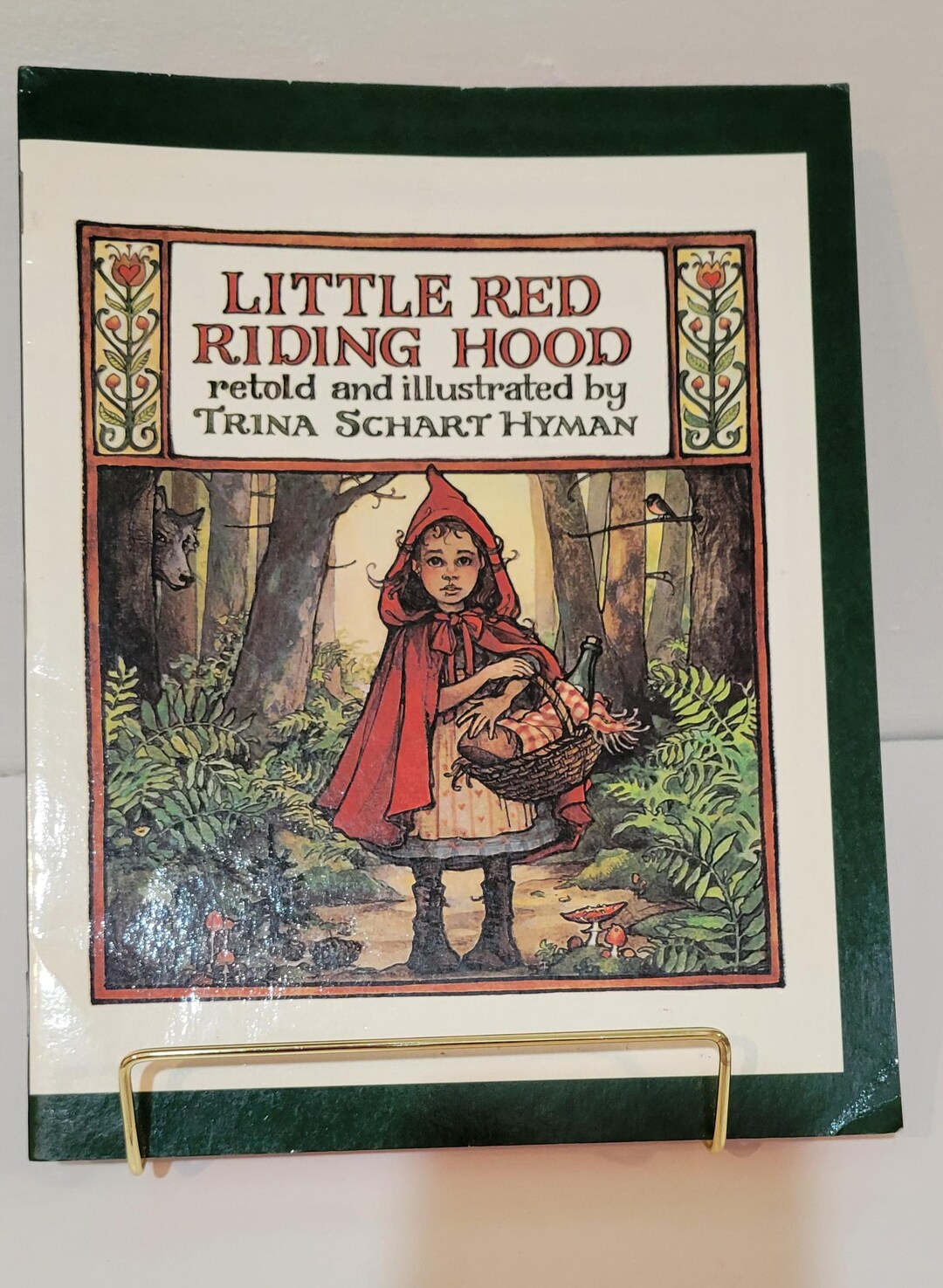 Handmade Little Red Riding Hood Fabric Doll and Vintage Book - Etsy