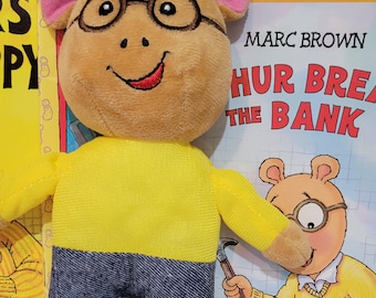 Arthur and Francine Plush Toys with Paperback Books: PBS Kids