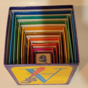 Bloques apilables Melissa y Doug Conteo Reconocimiento de letras Tamaño graduado
