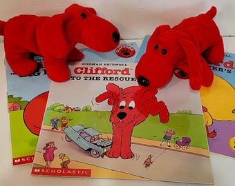 Clifford the Big Red Dog Book Bundle with Plush