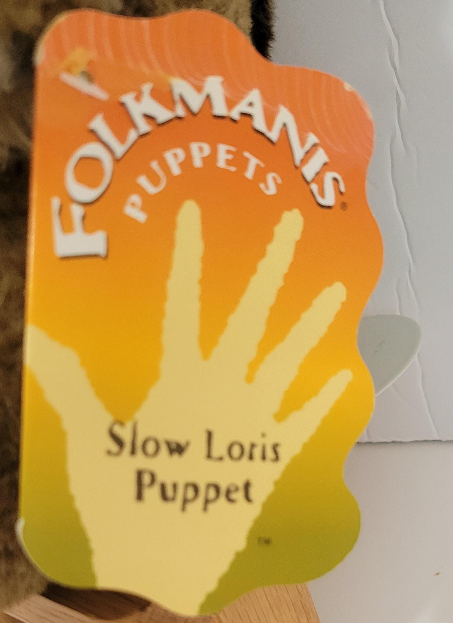 Loris Hand Folkmanis Slow Loris Hand Puppet With Tags. EUC - Etsy
