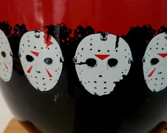 Friday The 13th Large 24 Oz Ceramic Mug Pre-owned EUC