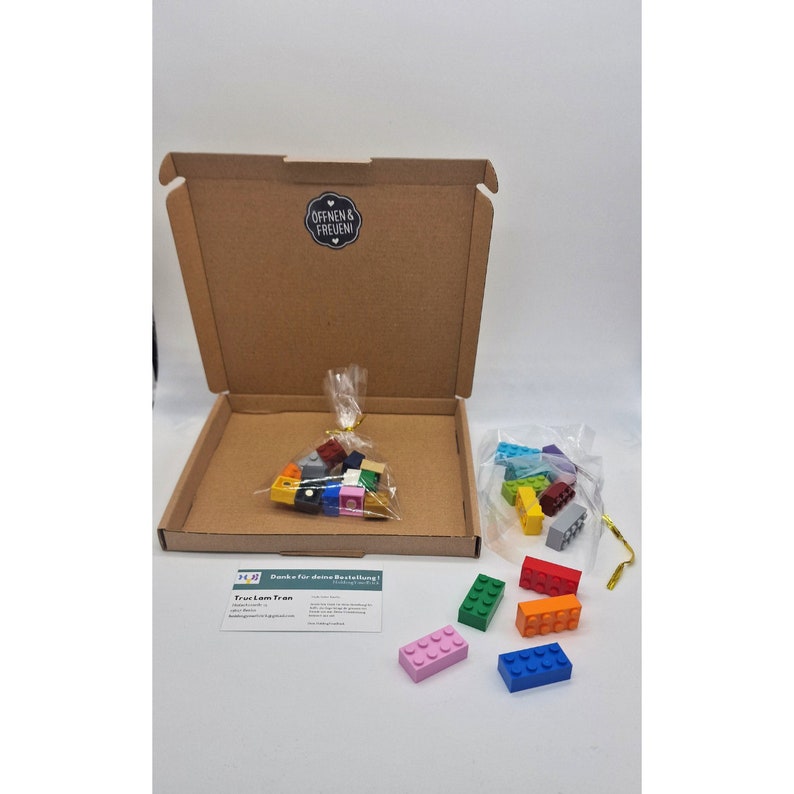 Magnete aus Lego® Steinen in neuen verschiedenen Farben und Größen Für Tafel, Kühlschrank, Whiteboard Mitbringsel, Gastgeschenk Bild 5