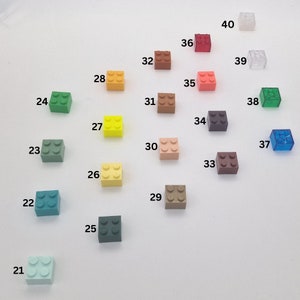 Magnete aus Lego® Steinen in neuen verschiedenen Farben und Größen Für Tafel, Kühlschrank, Whiteboard Mitbringsel, Gastgeschenk Bild 3