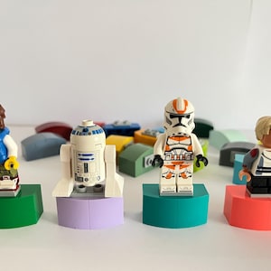 Imanes hechos con ladrillos Lego® para tus minifiguras Lego® | Diferentes colores | Para pizarra, frigorífico, pizarra blanca | Recuerdo, regalo para invitados.