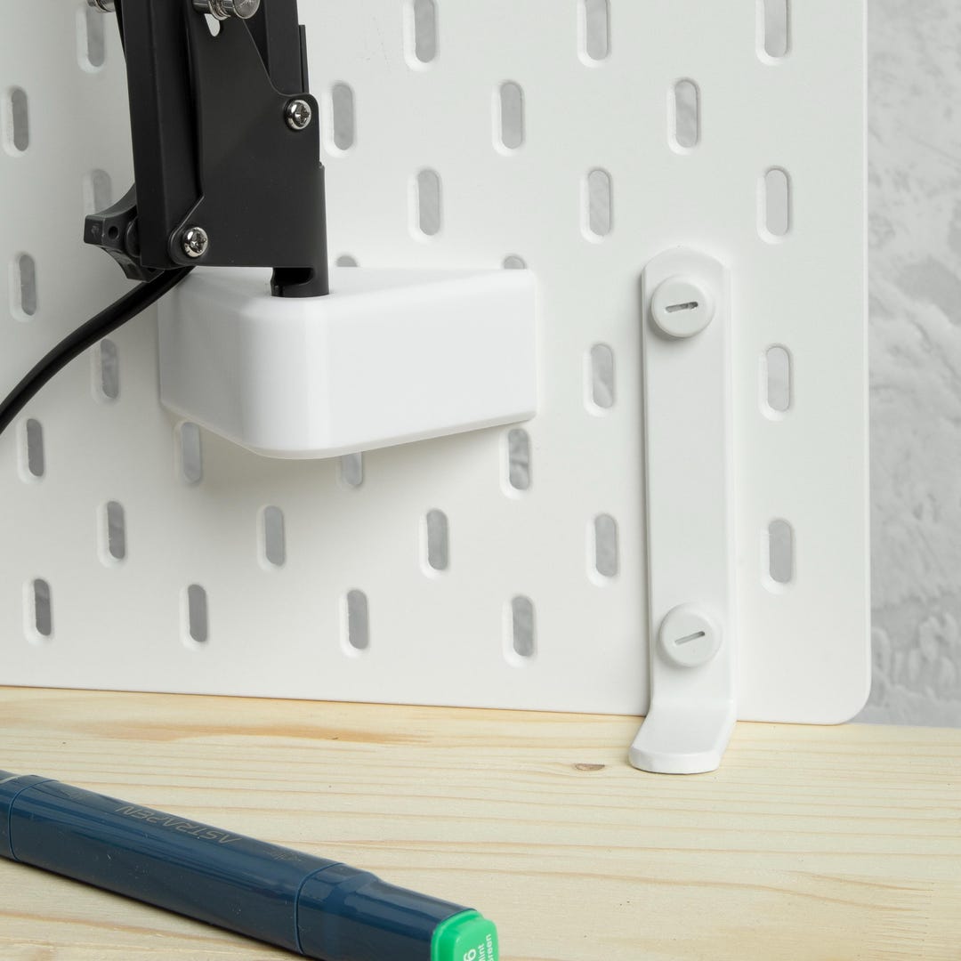 IKEA SKADIS Pegboard - TERTAIL Lamp Mount - Holder Support