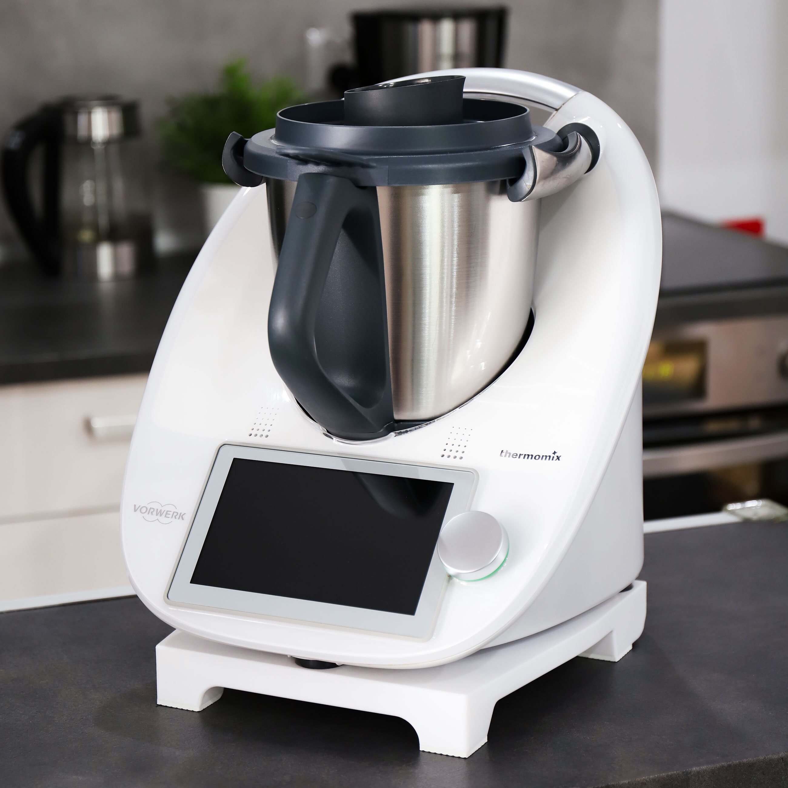 Base Scorrevole Per Thermomix TM5/TM6 - In Bambù Con Rotelle, Maniglia - Foto 11
