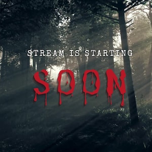 Spooky Forest Starting Soon Screen
