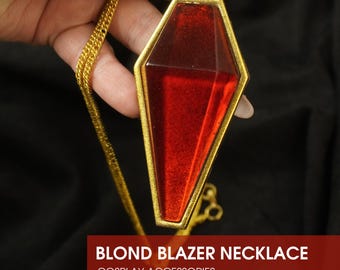 Blonde Blazer Cosplay Pendant - Pre Order