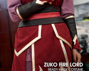 Zuko Fire Lord Cosplay Costume - Custom Made
