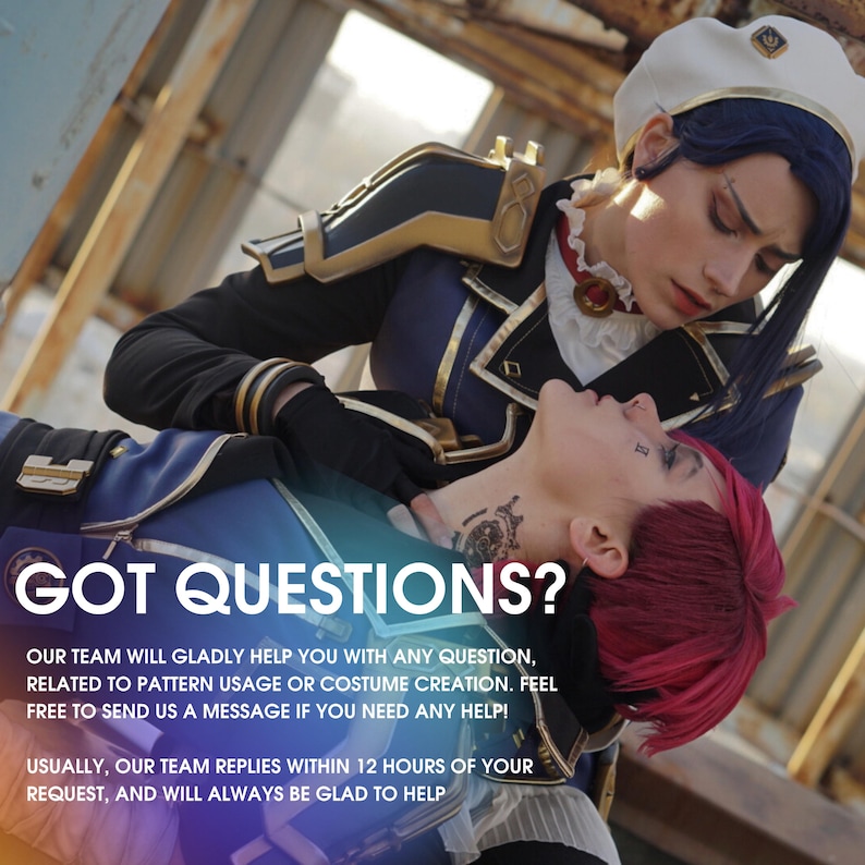 Officer Vi Arcane 2 Jacket DIY PDF Pattern - Digital Product - Etsy