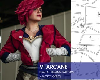 Vi Arcane Jacket DIY PDF Pattern - Digital Product