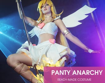Fantasia de Cosplay de Calcinha e Meia com Cinta-Liga - Feita sob medida