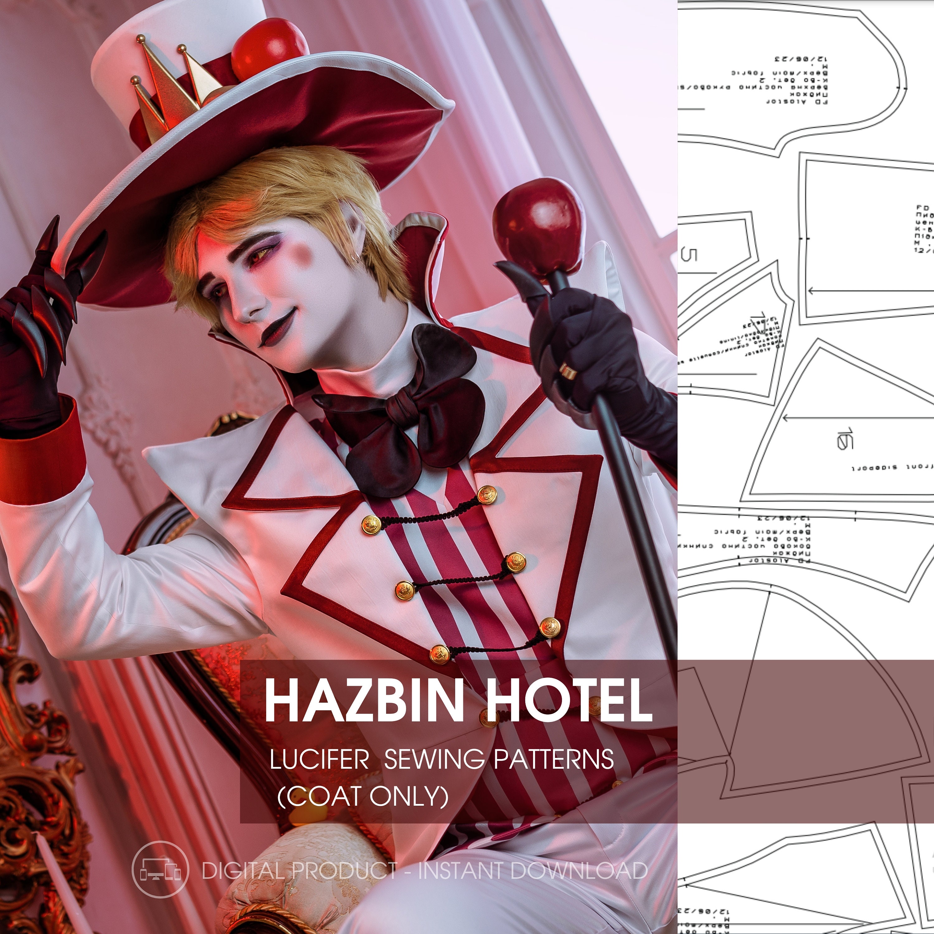 Lucifer morningstar hazbin hotel - Etsy 日本