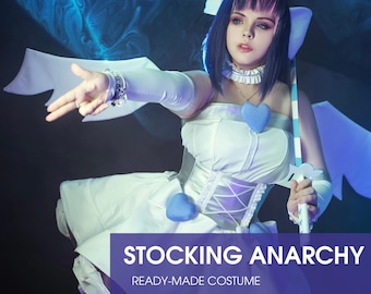 Fantasia de Cosplay de Meia-calça e Meia com Cinta-liga - Feita sob medida