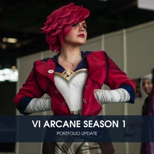 Vi Arcane 1 Cosplay Costume - Custom Made