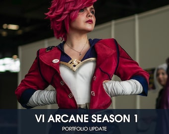Vi Arcane 1 Cosplay Costume - Custom Made