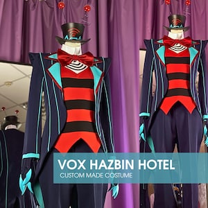 Hotel Hazbin Vox Leader of the Vees Cosplay Costume - Custom Made