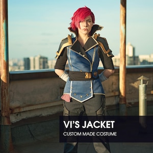 Officer Vi Arcane 2 Cosplay Costume - Custom Made