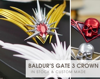 Fantasy Crown Baldur's Gate 3 Crown of Intelligence Isobel Headpiece Ketheric Thorm Gale Astarion Cosplay Accessories - Custom Made/In Stock