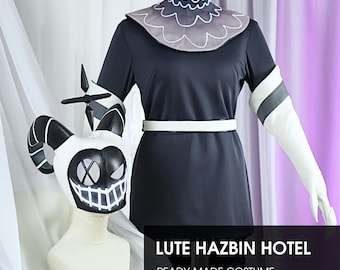 Hazbin Hotel Angel Lute Cosplay Costume - Custom Made