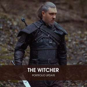 Geralt The Witcher Cosplay Costume - Custom Made