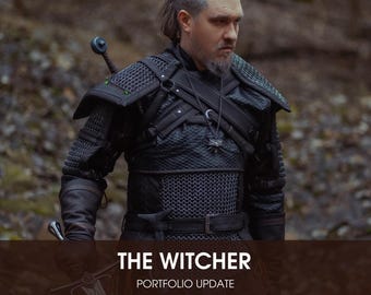 Geralt The Witcher Cosplay Costume - Custom Made