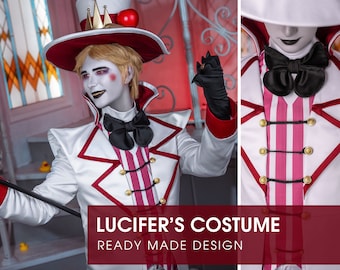 Hazbin Hotel Lucifer Morningstar Cosplay Costume - Custom Made