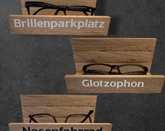 Brillenregal, Brillenhalter, Brillenparkplatz, Parkplatz, Sonnenbrille Brillenaufbewahrung, Halter für Brille, personalisiertes Brillenregal