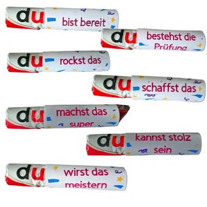 Duplo Aufkleber, Nervennahrung Prüfung, motivierende Sprüche, Prüfungsstress lindern, Geschenk für Studenten, Führerscheinprüfung Motivation