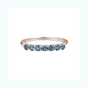 Vintage Alexandrite Wedding Ring - Unique Birthstone Jewelry - 925 Sterling Silver Handmade Band - Ring For Her - Gift Ring For Surprised